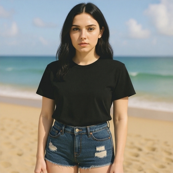 Distressed Patchwork Jean Shorts – by Aeropostale Medium Wash Denim Sz 0 - Picture 7 of 16